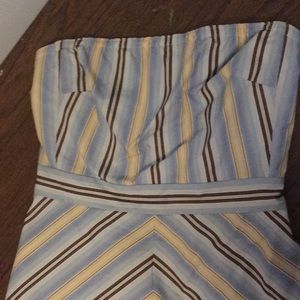 J. Crew Strapless Cotton dress